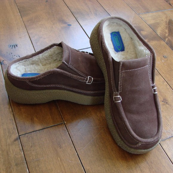 Cougar Shoes - Cougar Slip On Suede Lug Sole Clogs Shoes Size 8